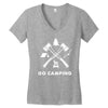 Go Camping Women's V-Neck T-Shirt