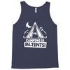white ink camping is in tents funny Tank Top