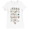 shakespeare a z Ladies Fitted T-Shirt