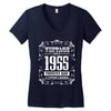 vintage made in 1955 perfectly aged a living legend Women's V-Neck T-Shirt