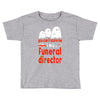can't scare me halloween funeral direct Toddler T-shirt