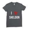 i heart sheldon Ladies Fitted T-Shirt