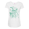 green vigilance Maternity Scoop Neck T-shirt