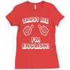 trust me i'm english Ladies Fitted T-Shirt