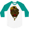 dog hip hop style 3/4 Sleeve Shirt