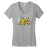 nightmare rock Women's V-Neck T-Shirt