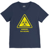 biohazard symbol laboratory hazard warning sign V-Neck Tee