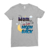 mom moon&amp;back Ladies Fitted T-Shirt