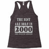 legends are born in 2000 hoodie 6 Racerback Tank