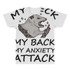 anxiety attack All Over Men's T-shirt