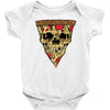 pizza skull Baby Onesie