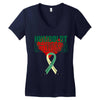 Humboldt Strong Women's V-Neck T-Shirt