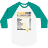 Taurus Facts Servings Per Container 3/4 Sleeve Shirt