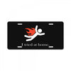 i tred at home License Plate