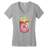 Big Fries Women's V-Neck T-Shirt