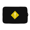 warning Laptop sleeve