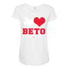 Texas Loves Beto Maternity Scoop Neck T-shirt