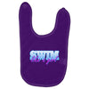 swim like a girl neon Baby Bibs