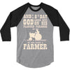 the 8th day god made farmers 3/4 Sleeve Shirt