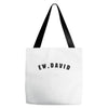 ew david Tote Bags