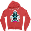 sticker pack Zipper Hoodie