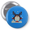 christmas t shirt santa reindeer penguin novelty xmas Pin-back button