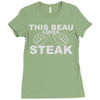 steak Ladies Fitted T-Shirt