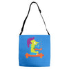 skate face Adjustable Strap Totes