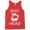 pot head coffee lover Tank Top