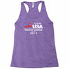 usa world cup champions Racerback Tank