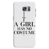 a girl has no costume (black) Samsung Galaxy S7