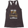 may girl is a perfect combination of princess and warrior Racerback Tank