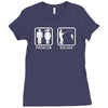 fishing   problem solved mens funny Ladies Fitted T-Shirt