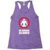 no humans allowed district 9 Racerback Tank