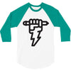 pencil lightning 3/4 Sleeve Shirt
