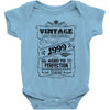 Vintage Aged To Perfection 1999 Baby Onesie
