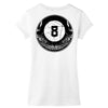8ball skull Women's V-Neck T-Shirt