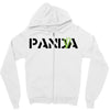 Panda Write T-Shirt Zipper Hoodie