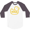 duck quack 3/4 Sleeve Shirt