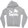 the dogfather  nerd retro der pate godfather fun Zipper Hoodie