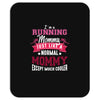 running mommy white Mousepad