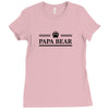 Papa Bear Ladies Fitted T-Shirt