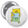 meow is running Pin-back button