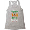 my first grade kids are smart cookies Racerback Tank