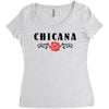 chicana Women's Triblend Scoop T-shirt