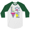 love teal best trending 3/4 Sleeve Shirt