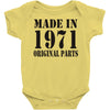 made in 1971 original parst Baby Onesie