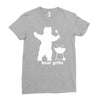 bear grills bbq funny Ladies Fitted T-Shirt