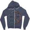 peace in our time vectorized Zipper Hoodie