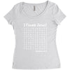 i Found Jesus Women's Triblend Scoop T-shirt
